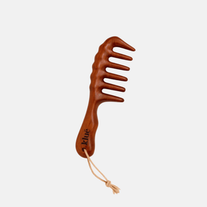 kluē Bamboo Scalp Comb – Natural Wide - Tooth Scalp Massage Tool - kluē