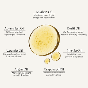 Applying kluē Reborn Hair Oil – lightweight hair treatment for shine